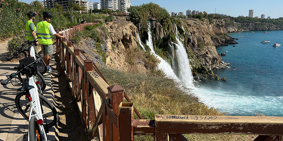 electric bicycle city tours in Antalya