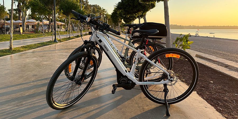 electric bicycle city tours in Antalya